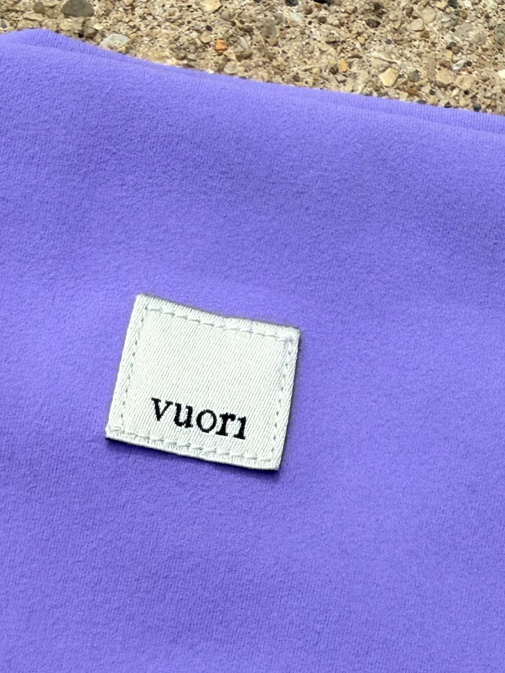 Vuori High-Rise Lavender Bike Shorts - Picture 3 of 4